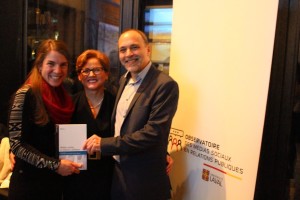 Les fondateurs de l'OMSRP, (de gauche à droite) Anne-Marie Gauthier, Francine Charest et François Grenon.